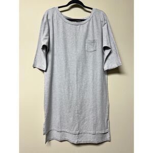 Synergy Organic Clothing Light Gray Midi Dress